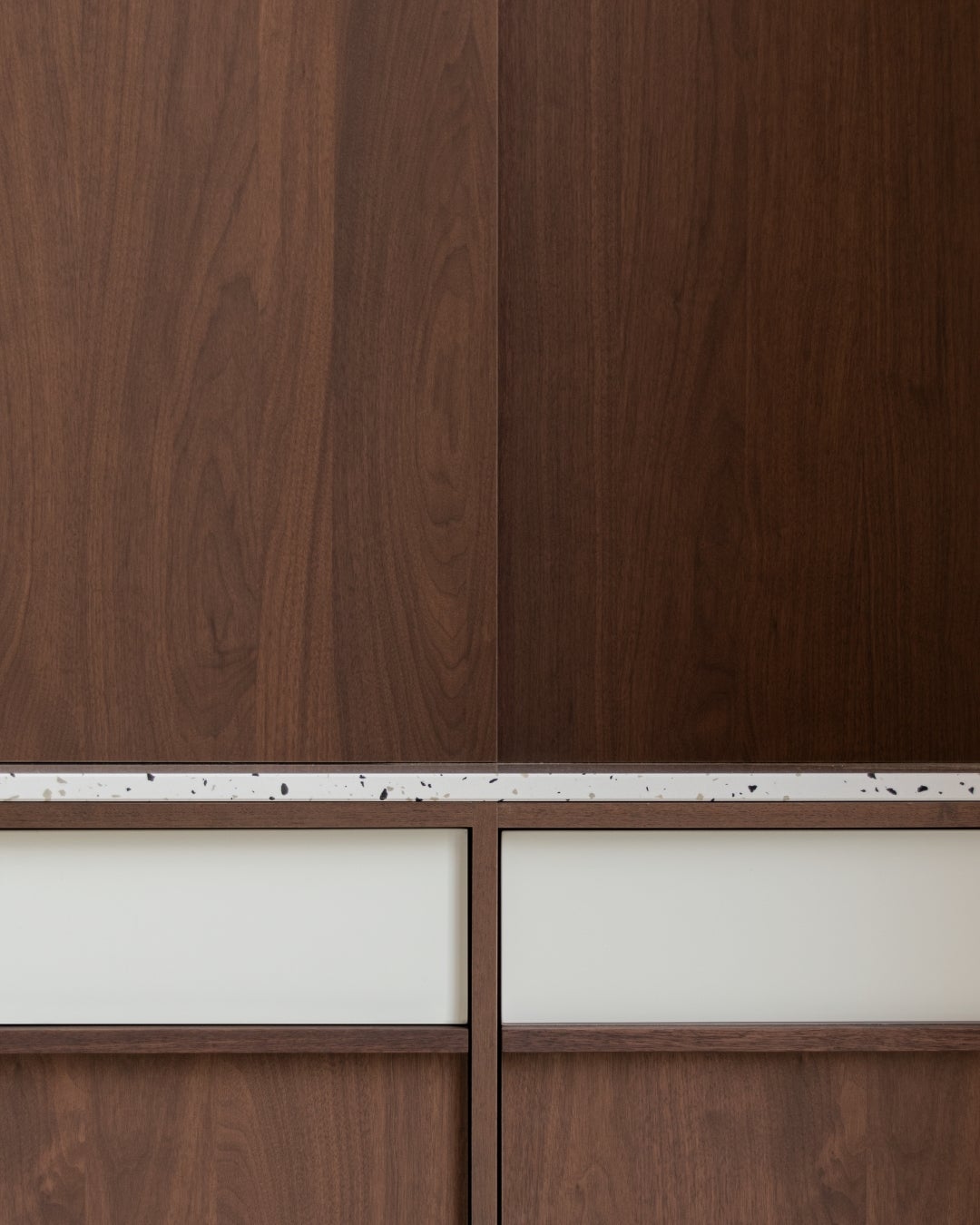 kitchen design - wood panels - cabinetry - wood veneer - shinnoki pure walnut