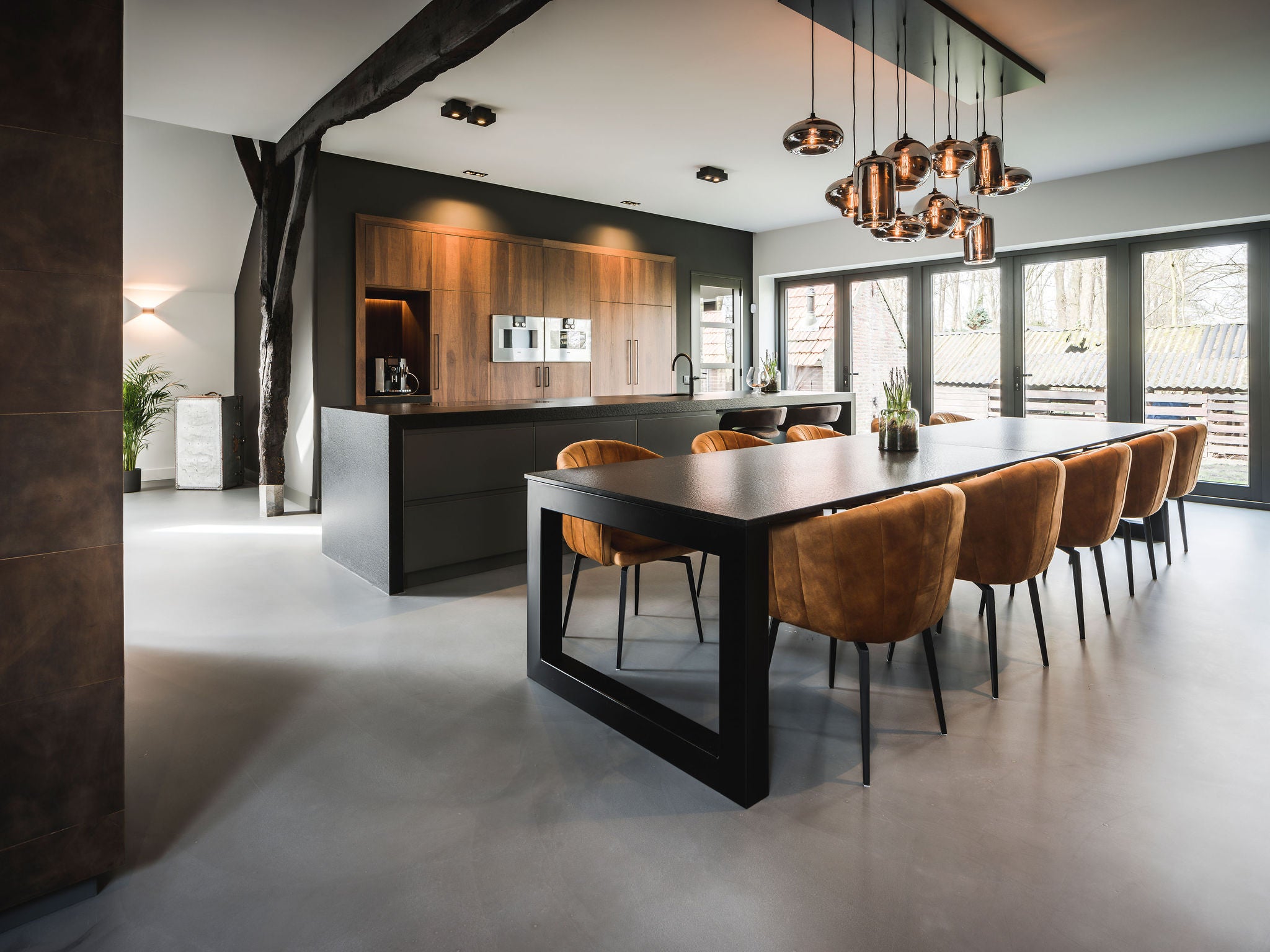 Shinnoki - Shinnoki Smoked Walnut - Smoked Walnut - wood kitchen - wooden cabinets kitchen - wooden cabinets 