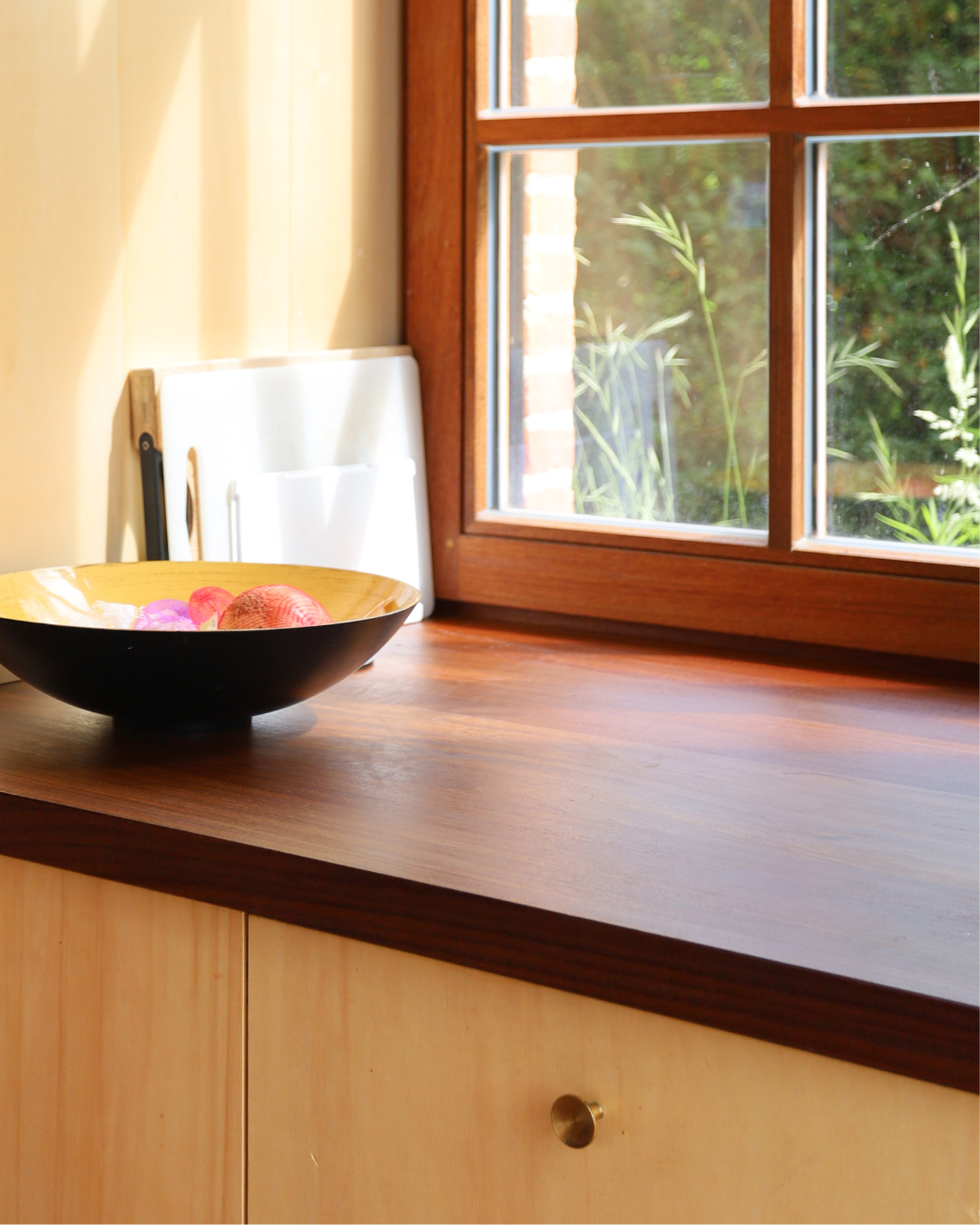 Project - kitchen sapele detail