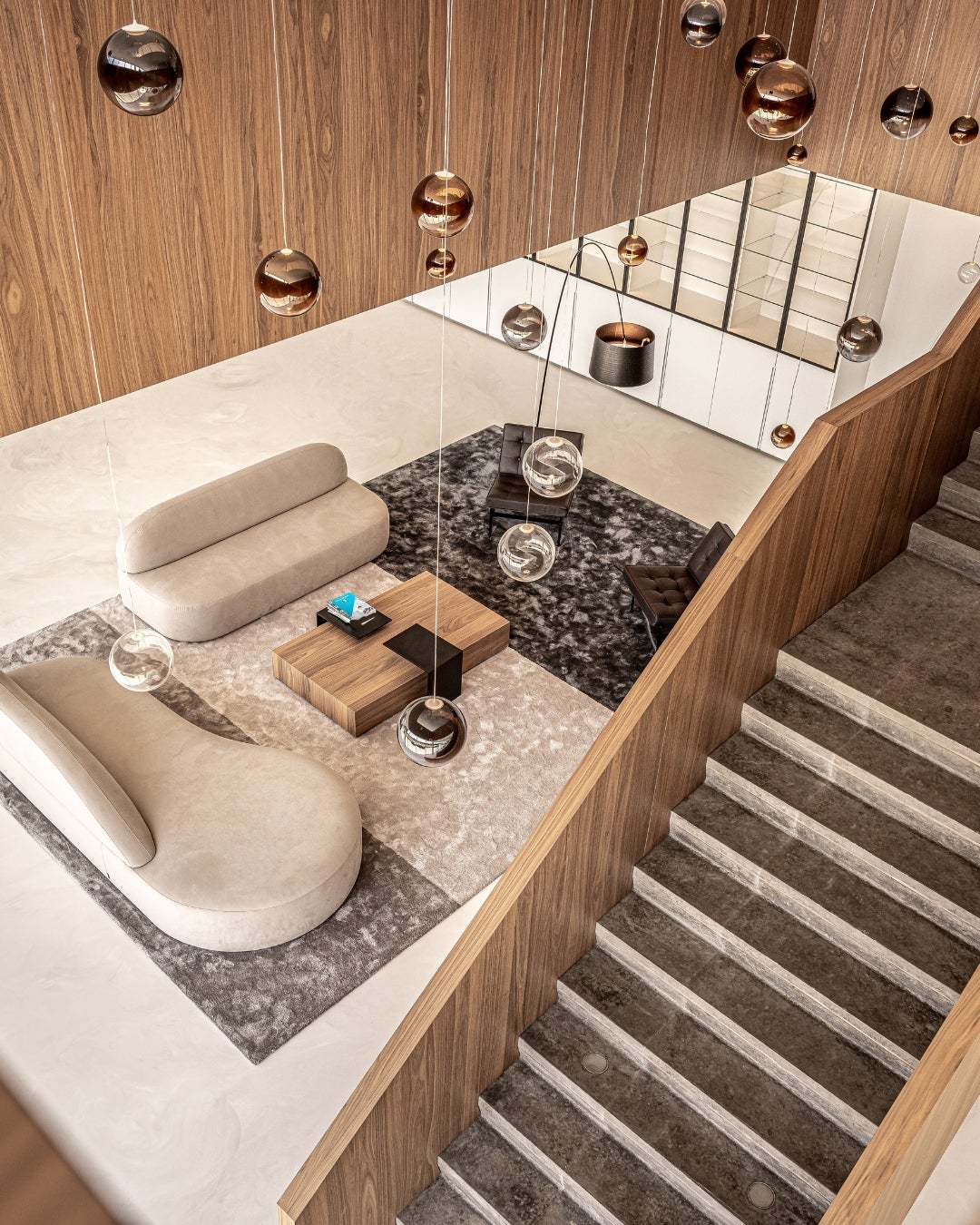 Shinnoki Frozen Walnut wood veneer panels - office - MLS headquarters