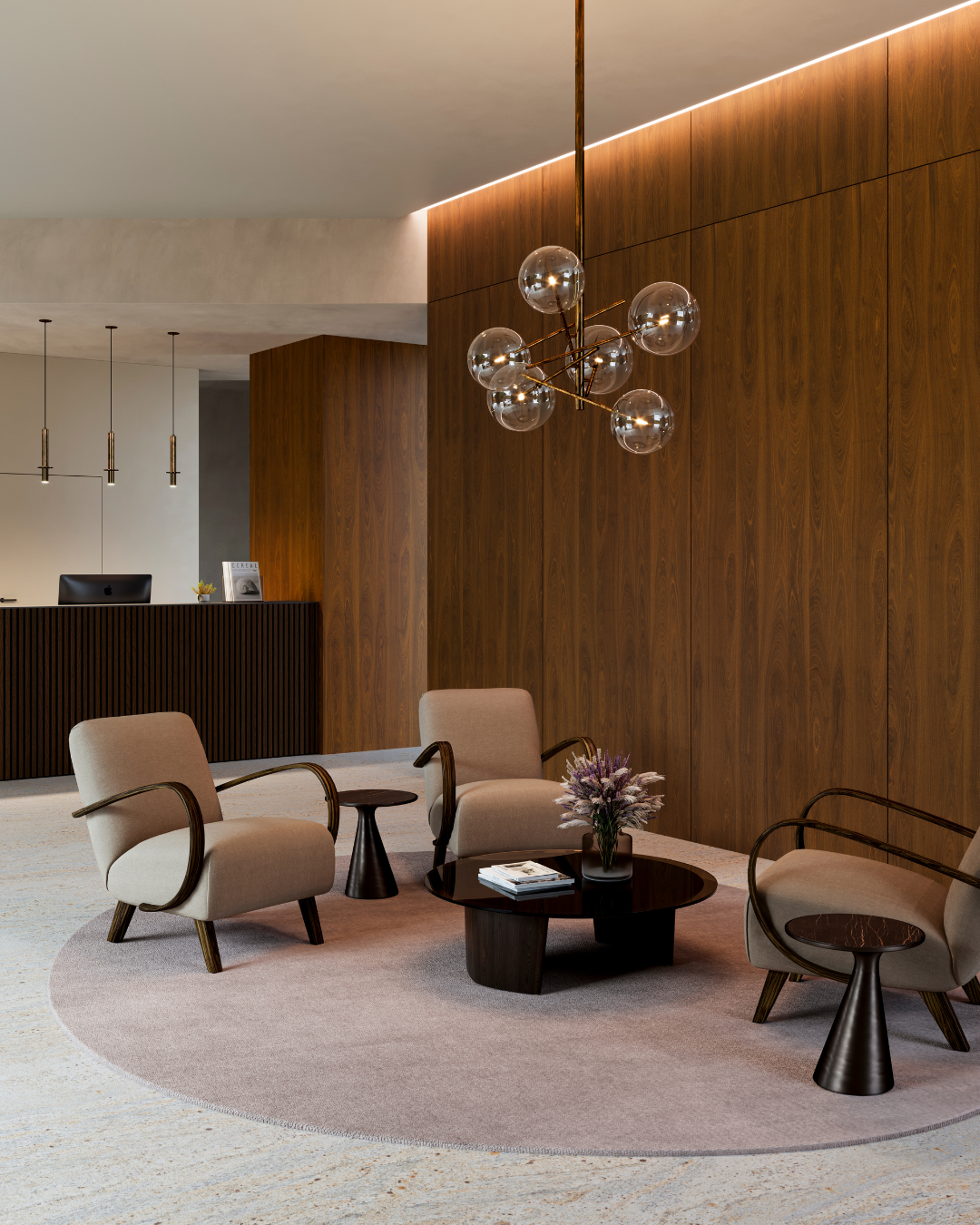 Photo de Nuxe Monarch montrant l'Ipe, également connu sous le nom de Noyer Brésilien.