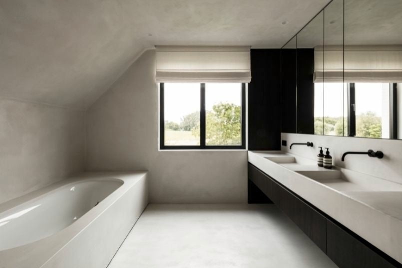 white bathroom - bathroom