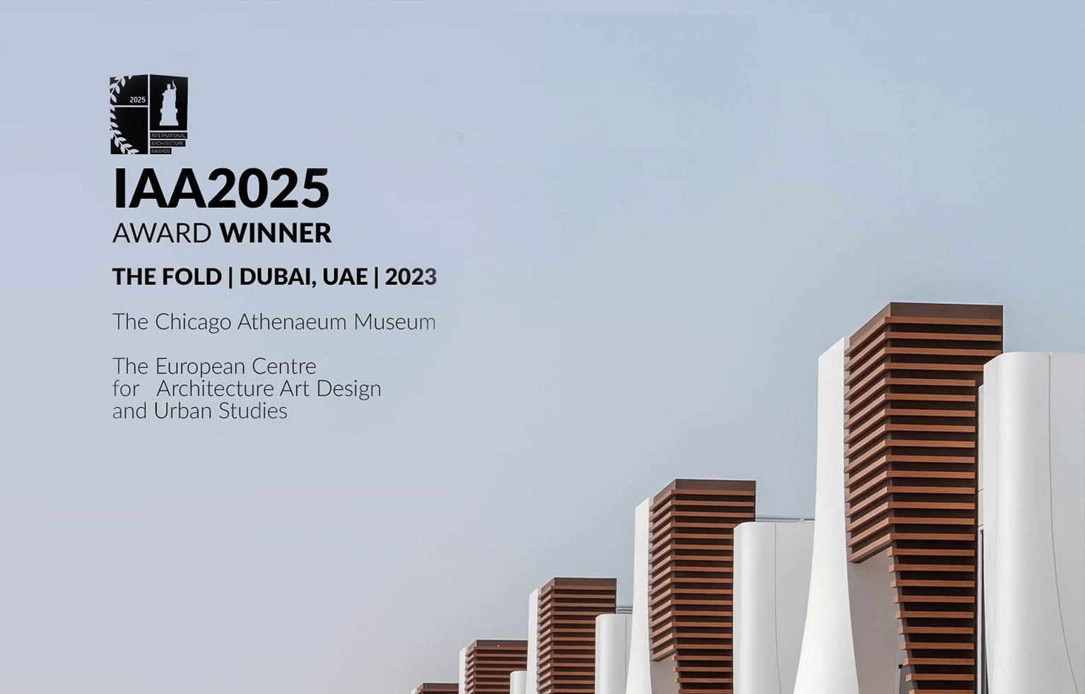 The Fold Wins Prestigious International Architecture Award