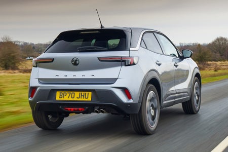 Vauxhall Mokka Review 2023: dynamic rear photo