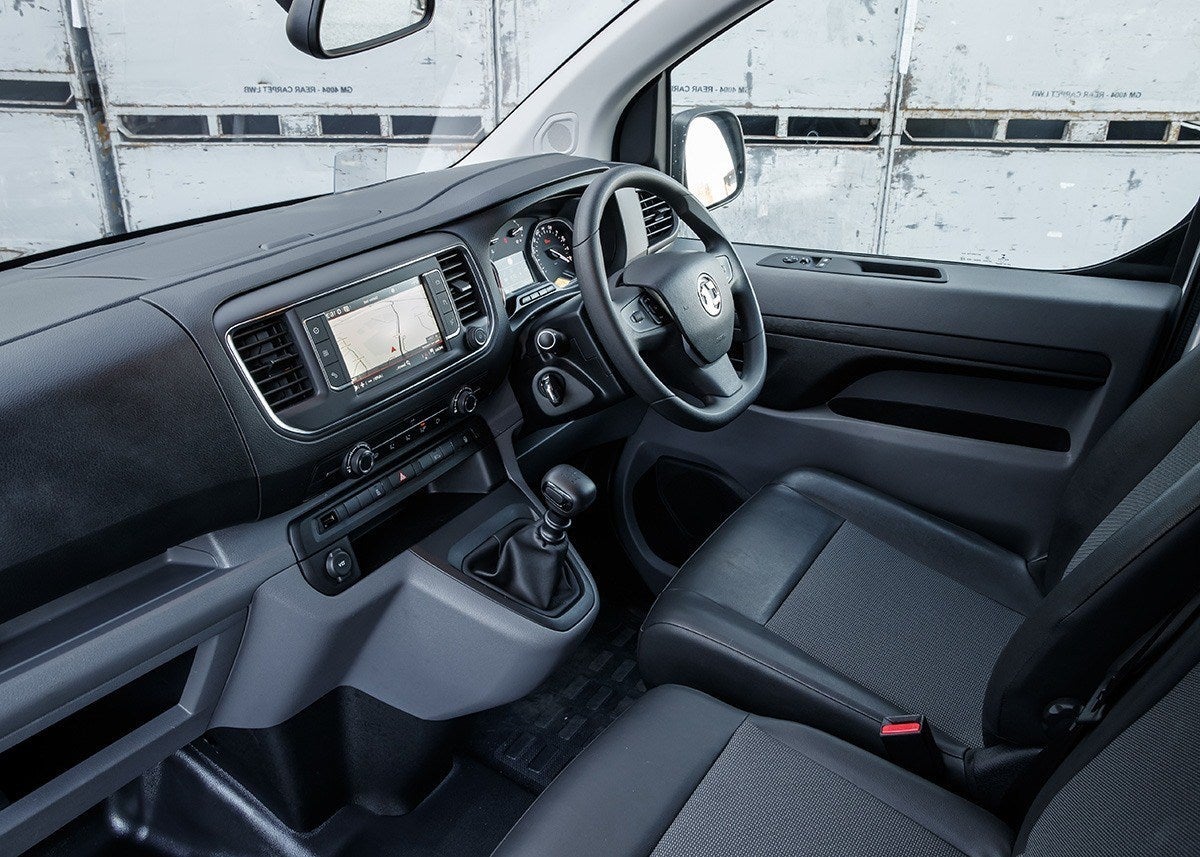 2022 Opel Vivaro Edition 4 Door Cargo Van Dashboard Stockphoto
