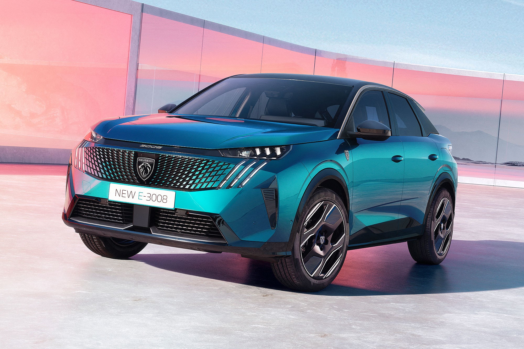 This Is The New 2024 Peugeot E-3008 Electric Coupe-SUV