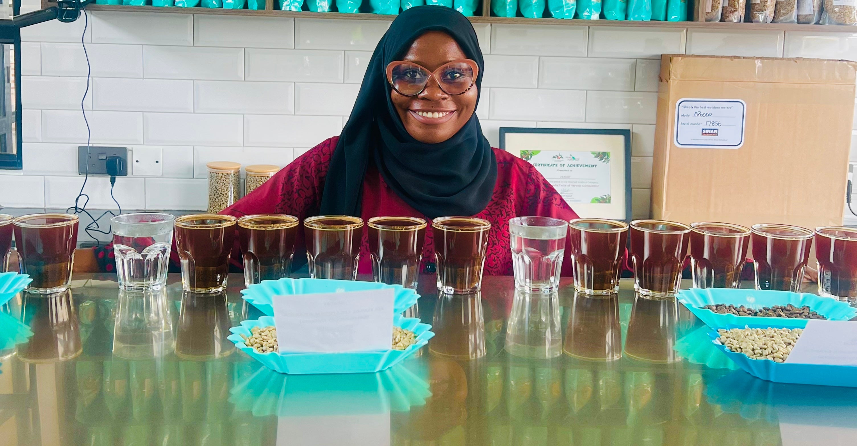 Kudrath cupping coffee