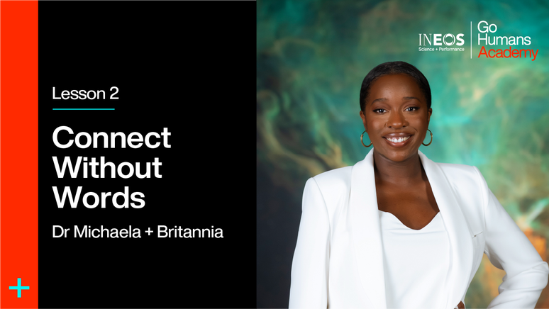 the lesson thumbnail for dr michaela's second lesson for the go humans academy