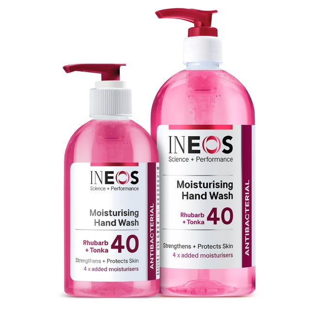 INEOS Moisturising Hand Wash with Rhubarb + Tonka | INEOS Hygienics