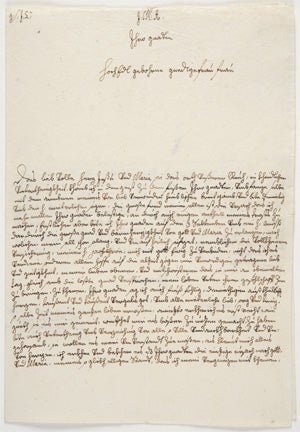 Brief aus dem Bestandsplitter Familienarchiv Giovanelli