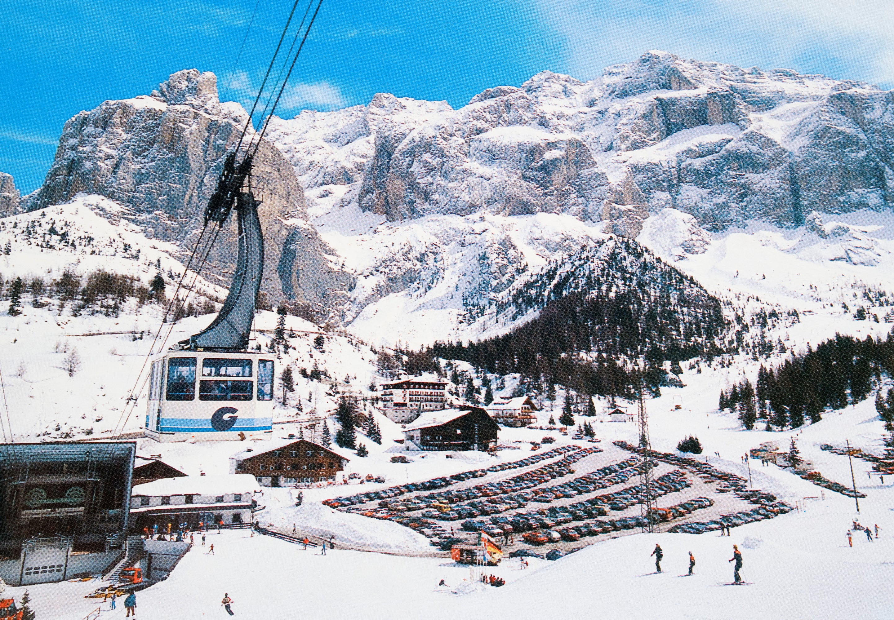 La cabinovia da Selva di Val Gardena al Piz de Sella. ApBz, raccolta Schlern Verlag, n. 114.