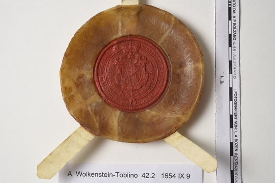 Sigel nach der Restaurierung