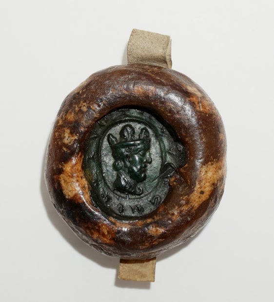 Zweites Sekretsiegel Heinrichs von Kärnten-Tirol (Tiroler Landesmuseum Ferdinandeum, Historische Sammlung, Siegelsammlung Inv.-Nr. 131, Foto: Dieter Sendermann)