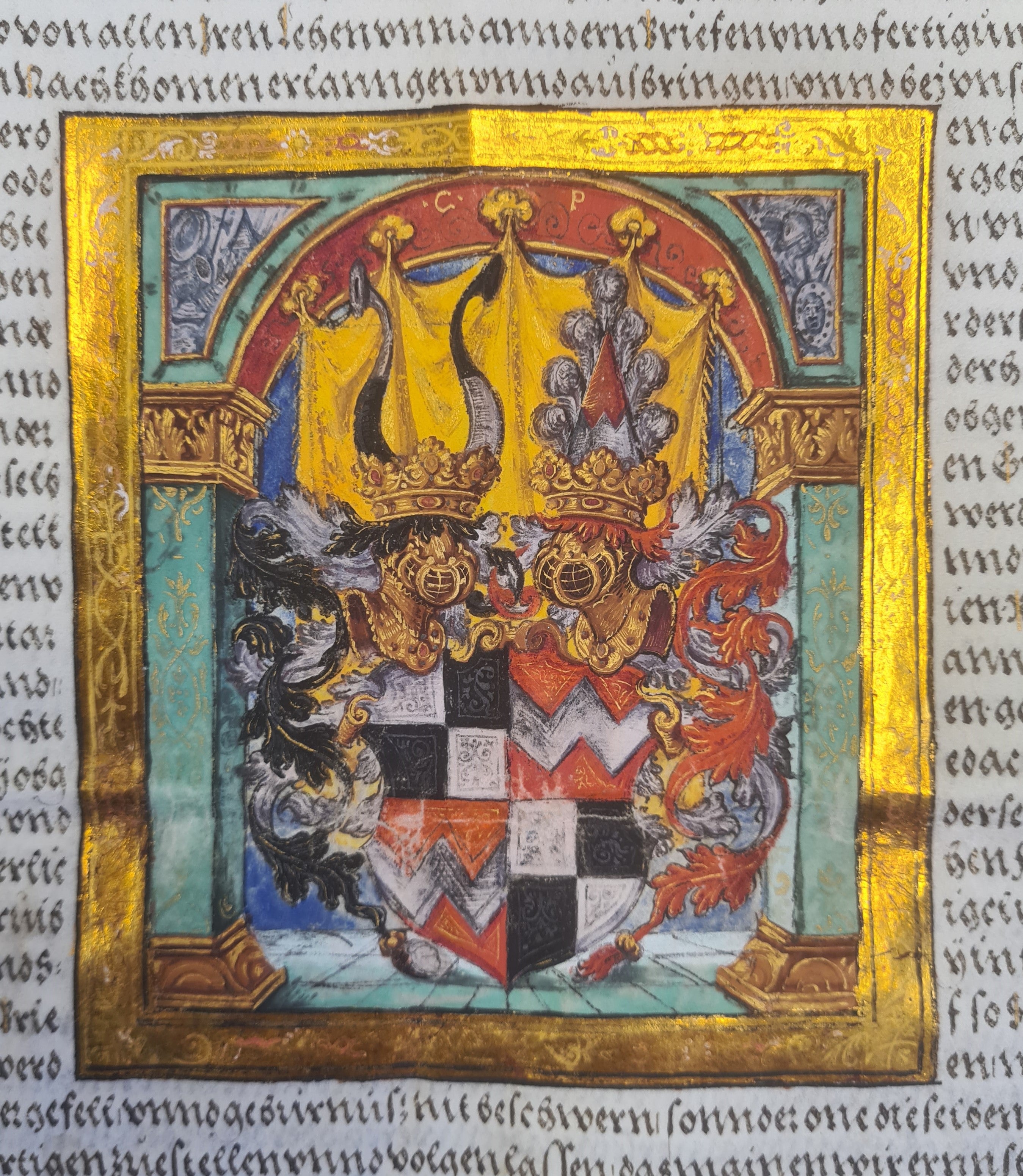 Wappenbrief 1564, Familienarchiv Wolkenstein-Trostburg, Akten, Nr. 813