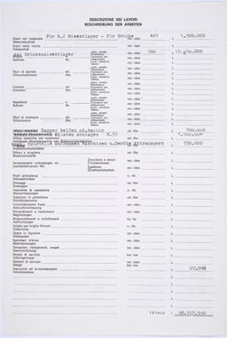 Beschreibung der Arbeiten und Zusammenfassung der Ausgaben für Arbeiten im Flussbett der Passer im Auftrag des Sonderbetriebes für Bodenschutz, Wildbach- und Lawinenverbauung, 1978 (Wasserschutzbauten – Bauprojekte, Nr. 274).