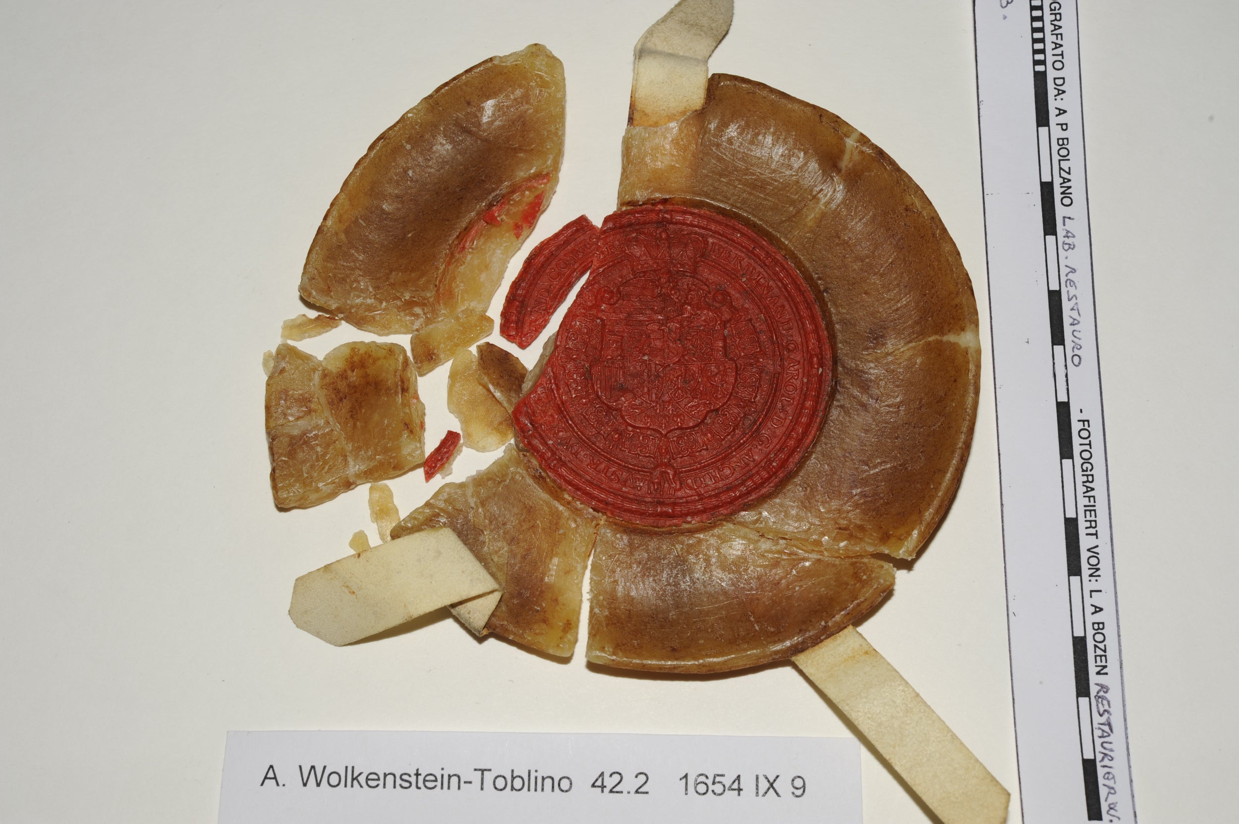 Sigillo prima del restauro