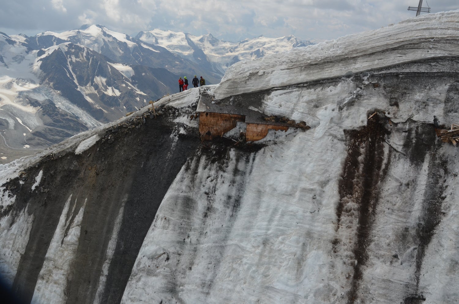 Frontbaracke aus dem 1. Weltkrieg auf der Königsspitze (Foto: Rupert Gietl)