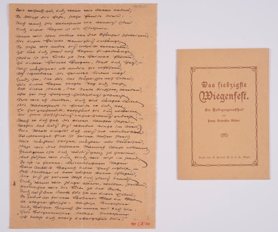 Lascito Franz Sylvester e Joseph Weber, n. 8