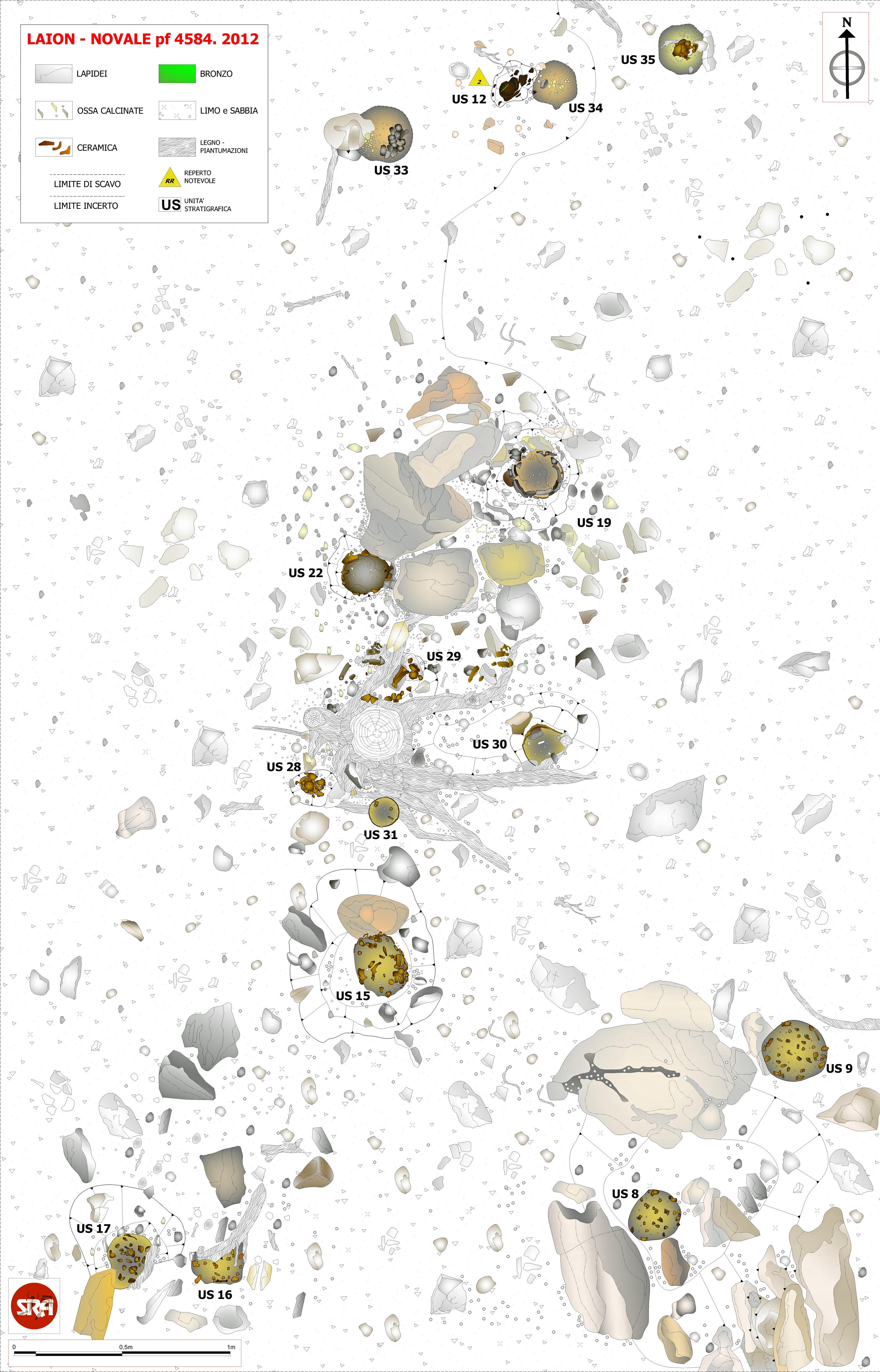 Lajen - Unterried. Bronzezeitliche Brandgräber