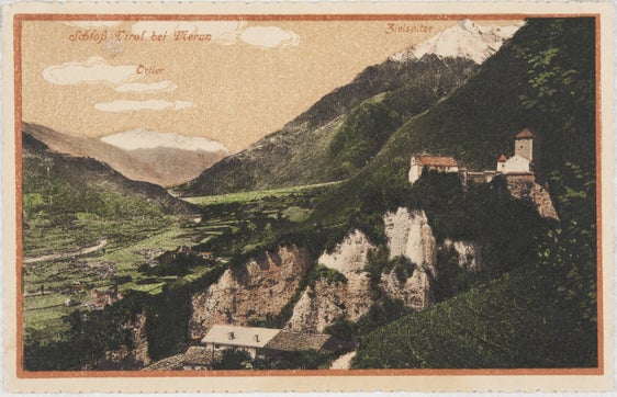 Schloss Tirol um 1910 (Sammlung Guido Fontanesi, Nr. 611)