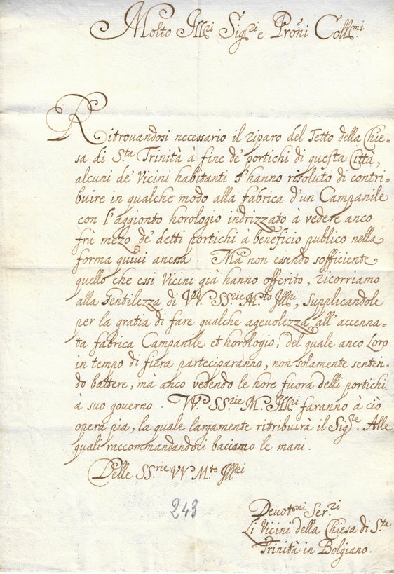 Archiv des Merkantilmagistrats Bozen, Nr. 3.24.1. 