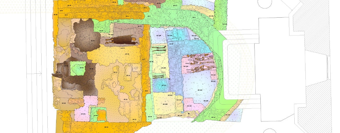 Brixen - St. Michaelskirche. Romanische Bauphase der Kirche