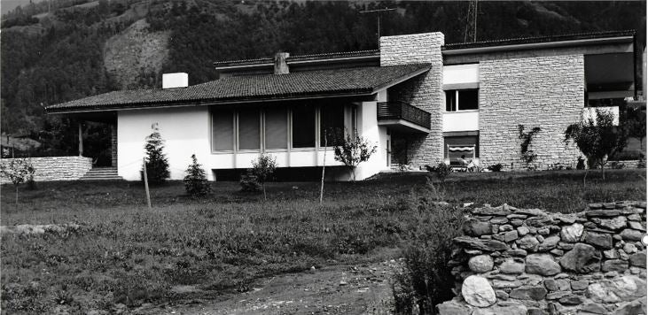 Als Schlüsselwerk des Architekten Othmar Barth und Beispiel der funktionalen Architektur wird die Villa Durst in Milland unter Denkmalschutz gestellt. (Foto: Archiv Landesdenkmalamt)