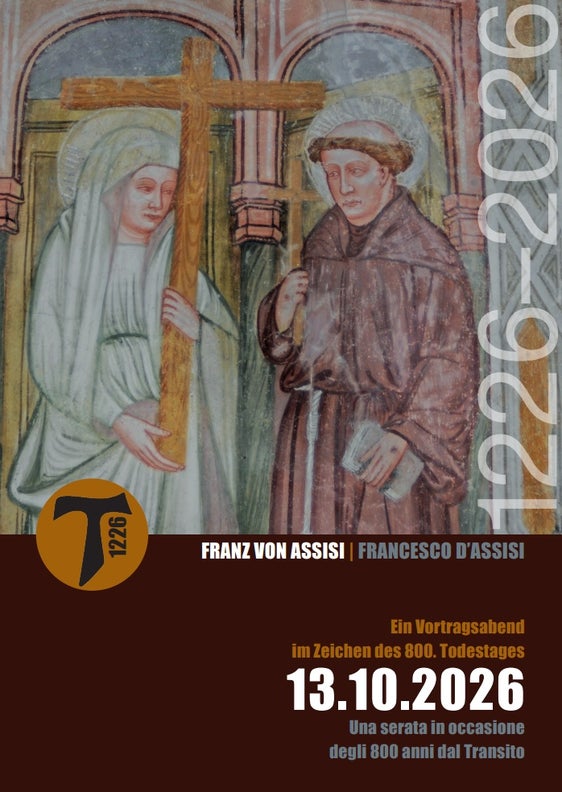 Vortragsabend Franz von Assisi - Programm