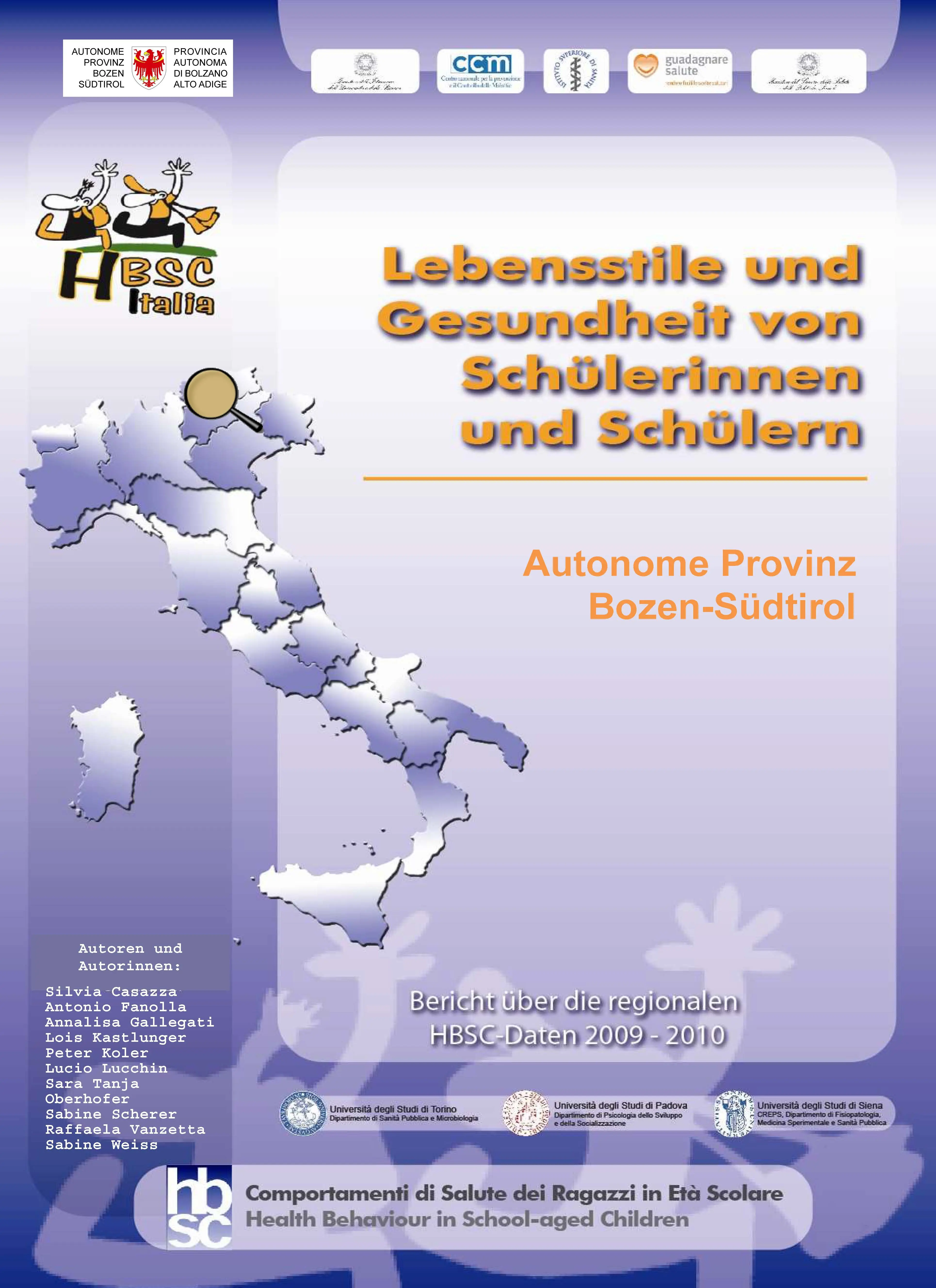 HBSC-Studie Schuljahr 2009/10 - Lebensstile und Gesundheit von Schülerinnen und Schüler