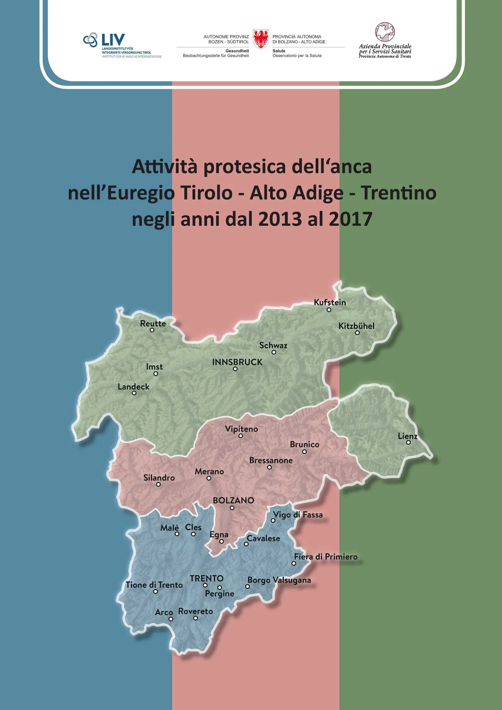 Primo Report Euregio sull’attività protesica d’anca nel quadriennio 2013-17
