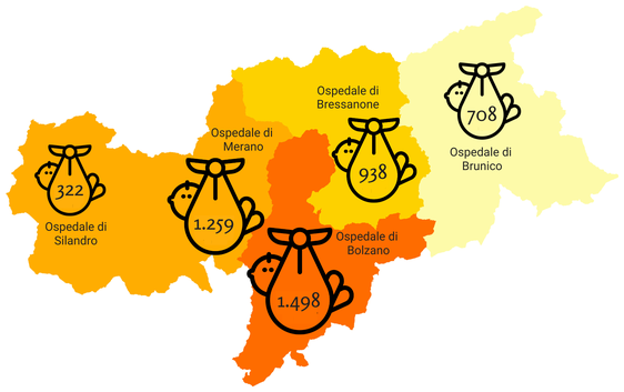 Numero nati per ospedale