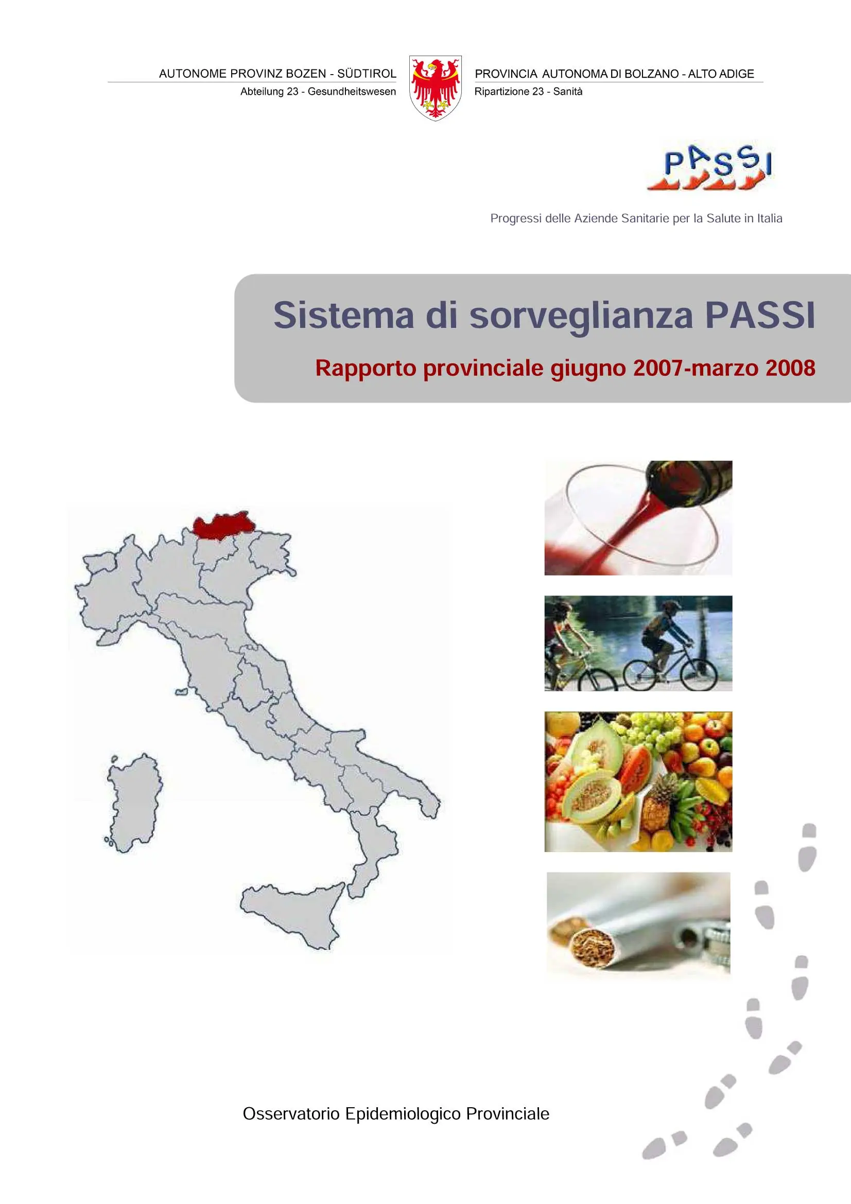 Sistema di sorveglianza PASSI 2007/08 - Progressi delle Aziende sanitarie per la salute in Italia