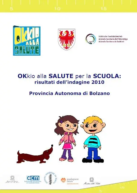 Indagine OKkio alla salute 2010 - rapporto per le scuole