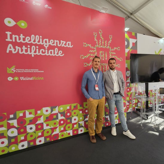 Luca Bellettati und Thomas Quetri beim Festival der Regionen in Bari