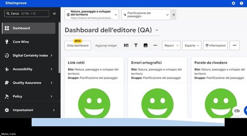 Ein hervorragendes Beispiel für das Qualitätsmanagement von Inhalten auf Siteimprove.
