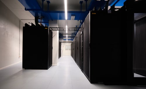 La sala server (Foto: Oliver Oppitz)