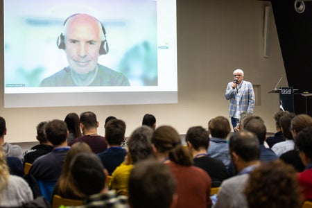 SIAG-Präsident Johannes Schneebacher und Generaldirektor Stefan Gasslitter beim Event4SIAG Projects & More.