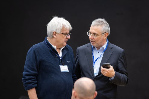 Il Direttore Generale Stefan Gassliter e il Vicedirettore Alfredo Iellici di SIAG