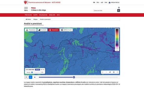 Das neue Wetterportal