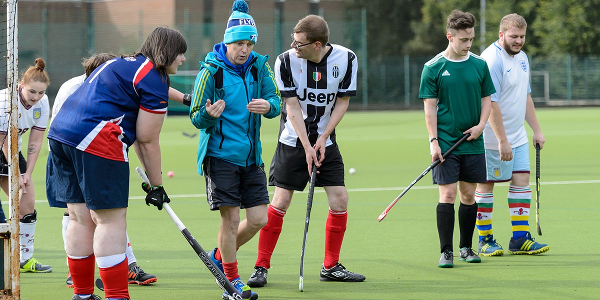 Flyerz Hockey session with male and female players 
