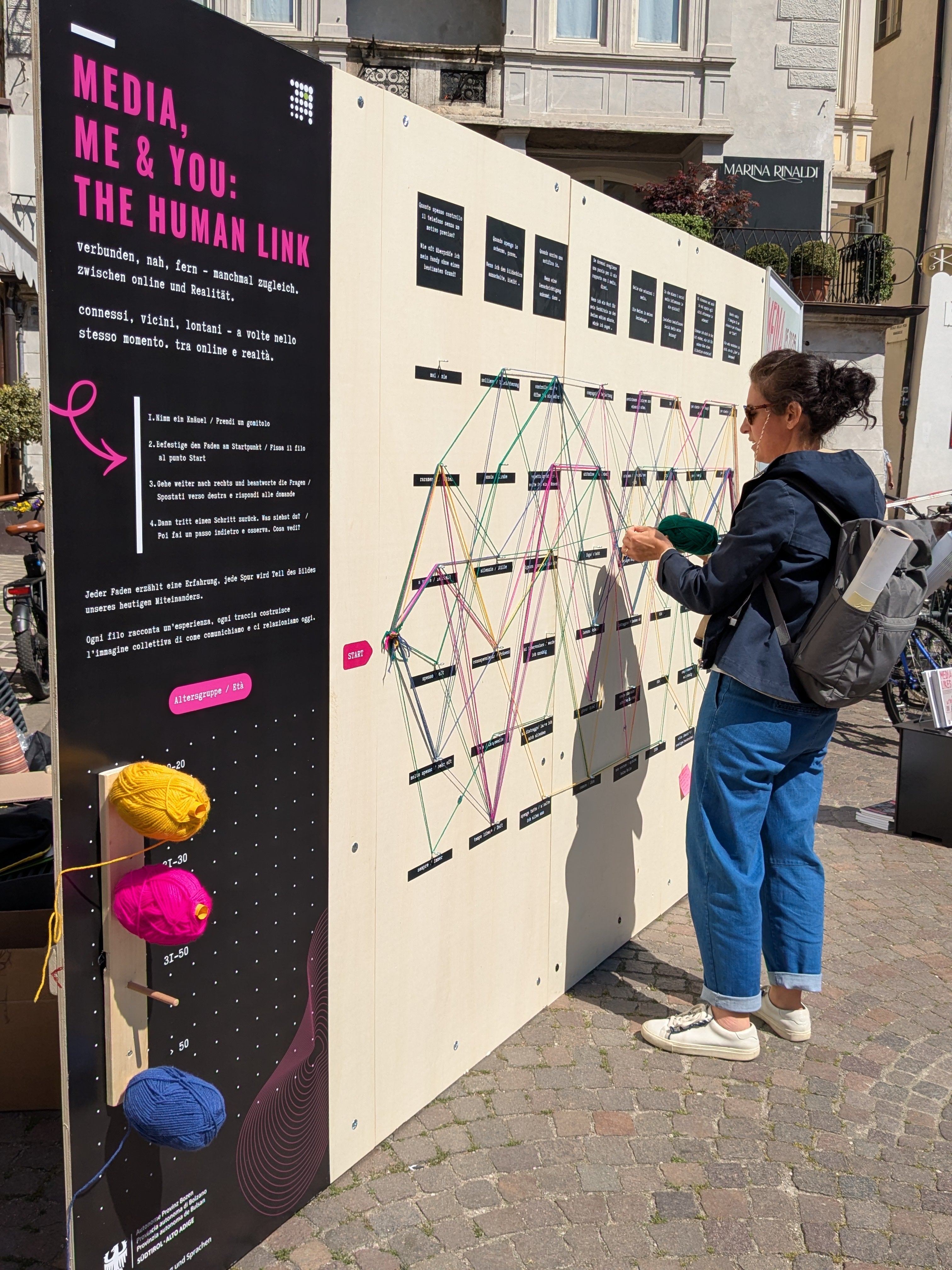 Interaktive Austellung Media, me & you: The human link (Kornplatz 27.04.2026 GS)