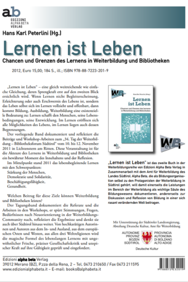 Lernen ist Leben - Chancen und Grenzen des Lernens in Weiterbildung und Bibliotheken