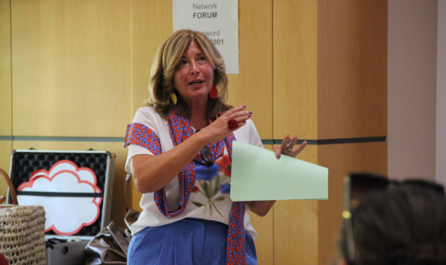 Workshop mit Irene Cennamo (Foto: LPA/Amt für Weiterbildung und Sprachen)