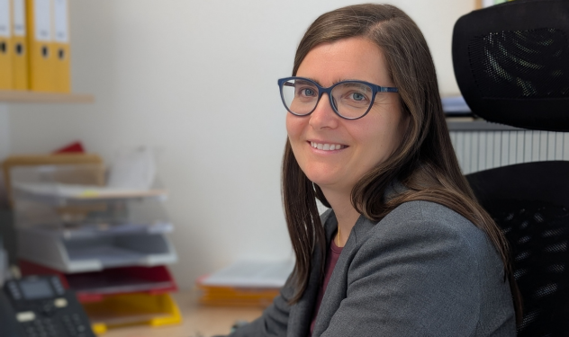 Bildungsbotschafterin E. Mair (Foto KVW)