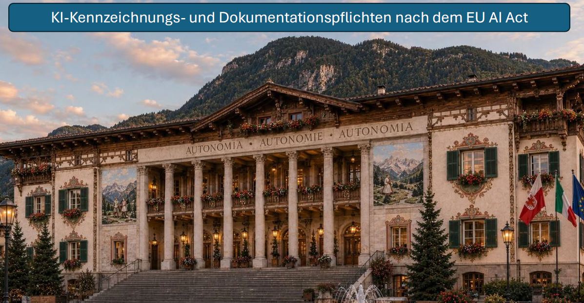 Fiktives Landtagsgebäude - KI-Generiertes Bild 