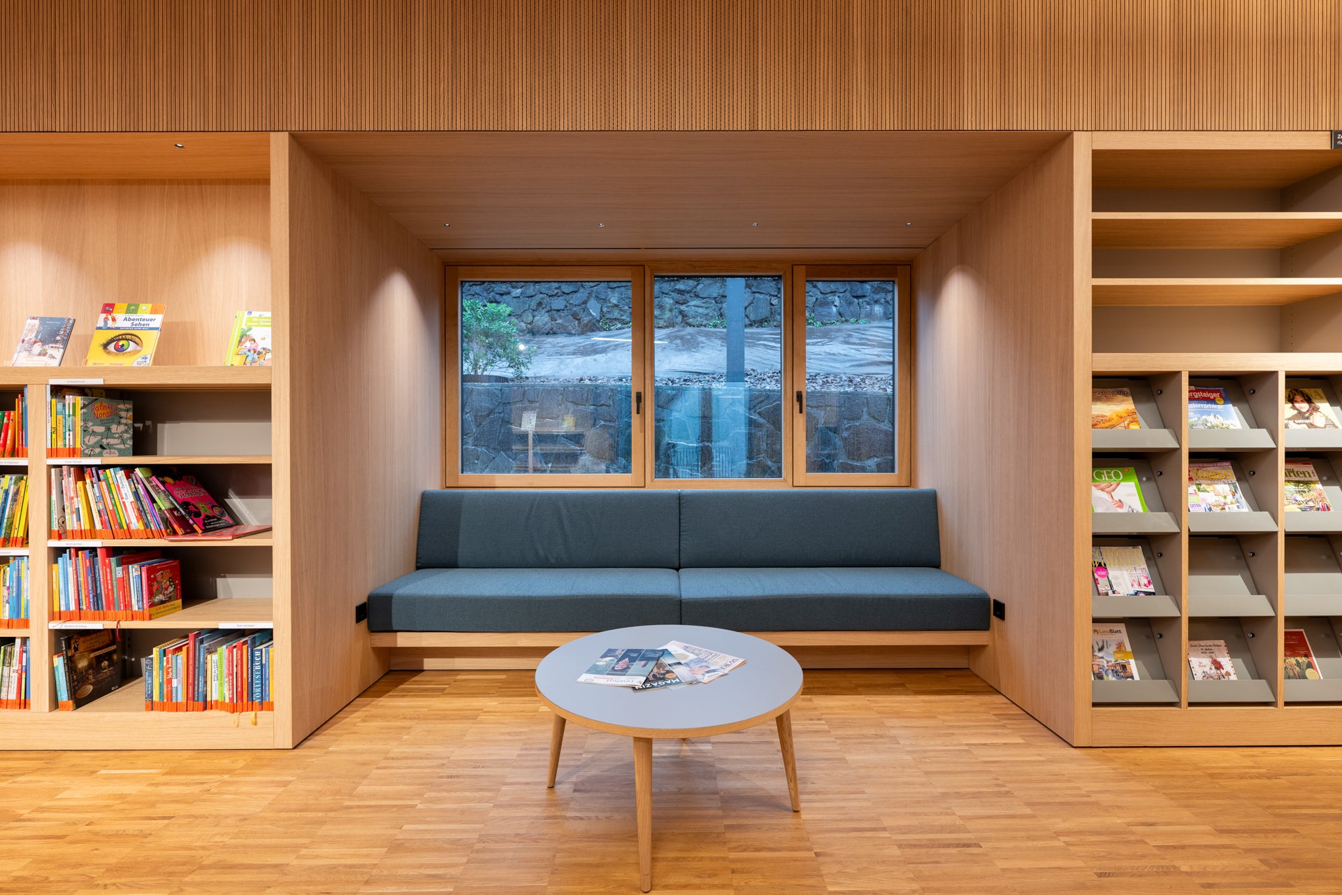 Öffentliche Bibliothek Völlan – Foto: © Manuela Tessaro