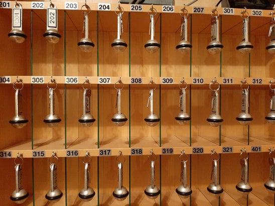 Schlüsselkasten mit Zimmerschlüssel