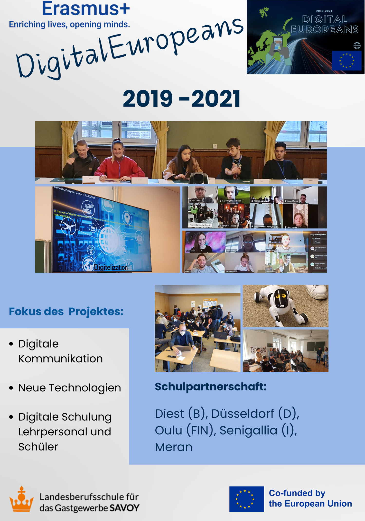 Erasmus + Digital Europeans