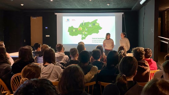 Abbildung 1: Projektpräsentation im Ost-West-Club Meran