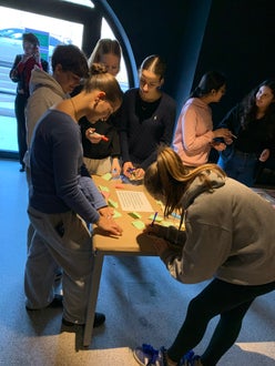 Abbildung 2: Speed Ideation – Jugendliche beim Brainstorming